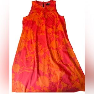 Chaps Women’s Halter Style Midi Summer Dress, sz 2